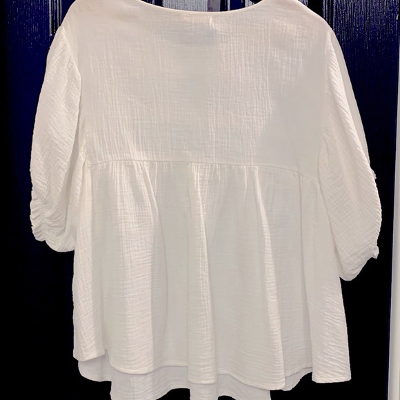 Bohemian white blouse - Small - Picture 2 of 6